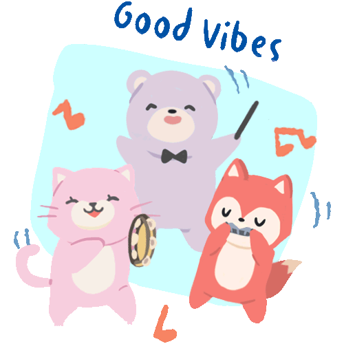 Papo good vibes sticker